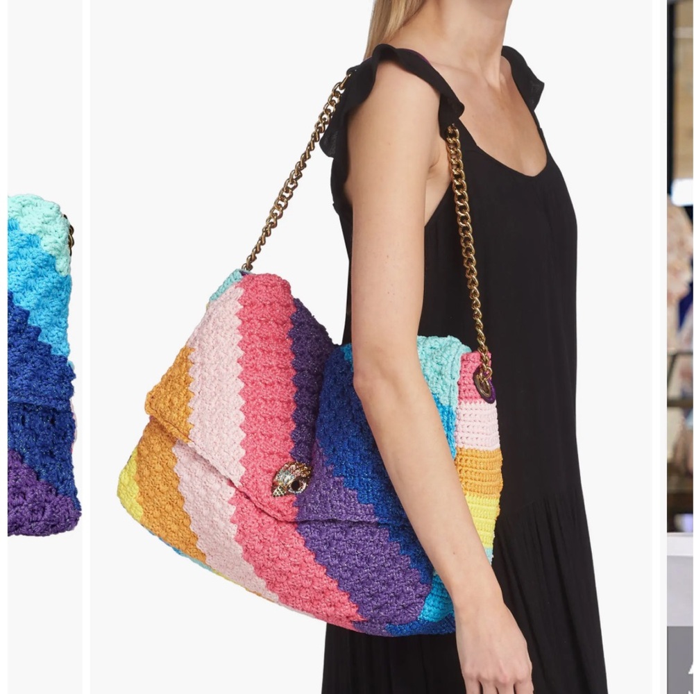 Kurt Geiger XXL crochet Kensington bag